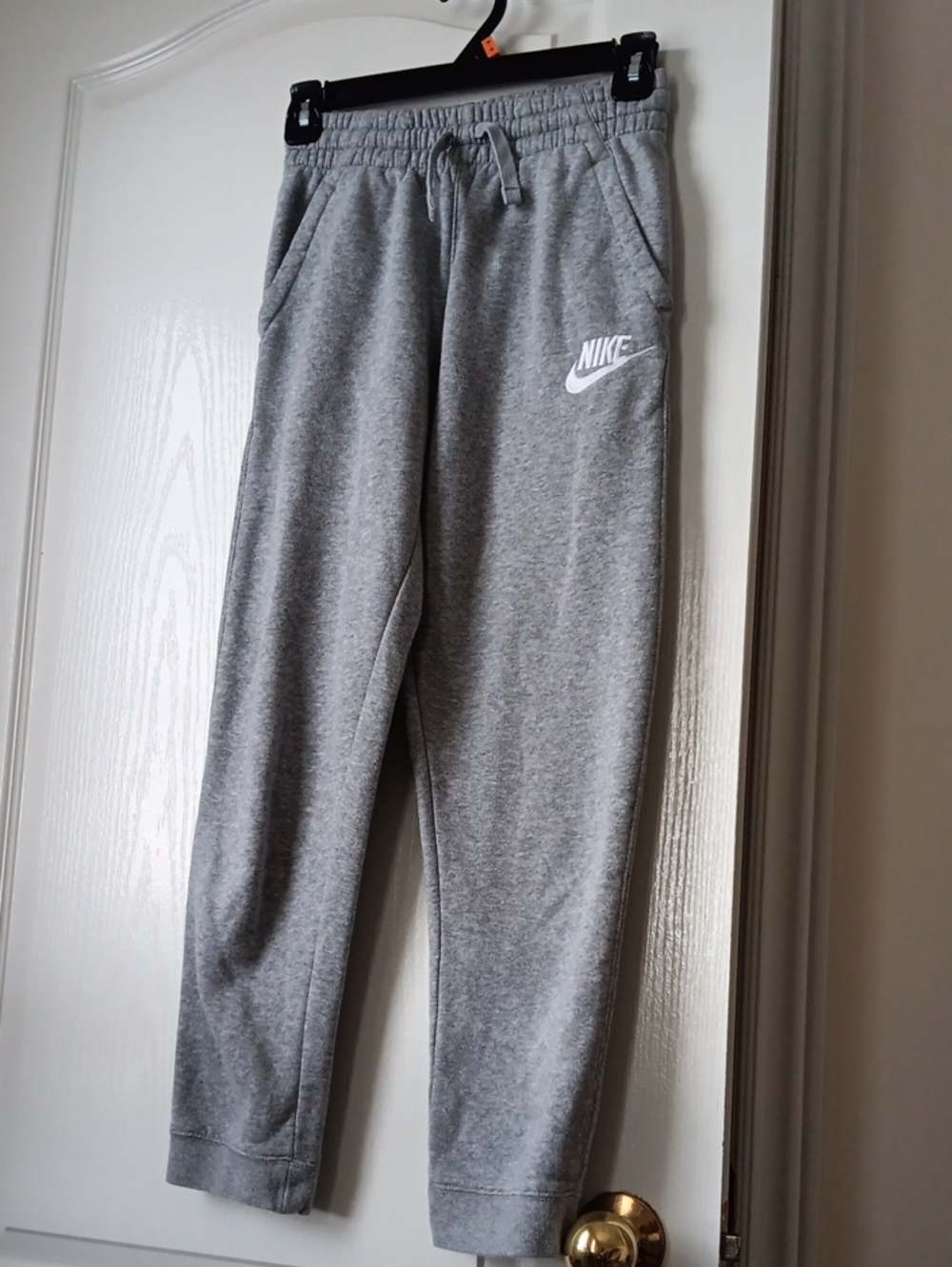 Nike Youth Heather Gray Jogger Sweatpants